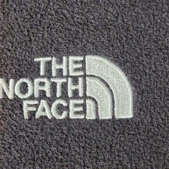 The North Face Mens Quarter Zip Size L Pullover Gray Fleece Lining Logo Good - Picture 4 of 12